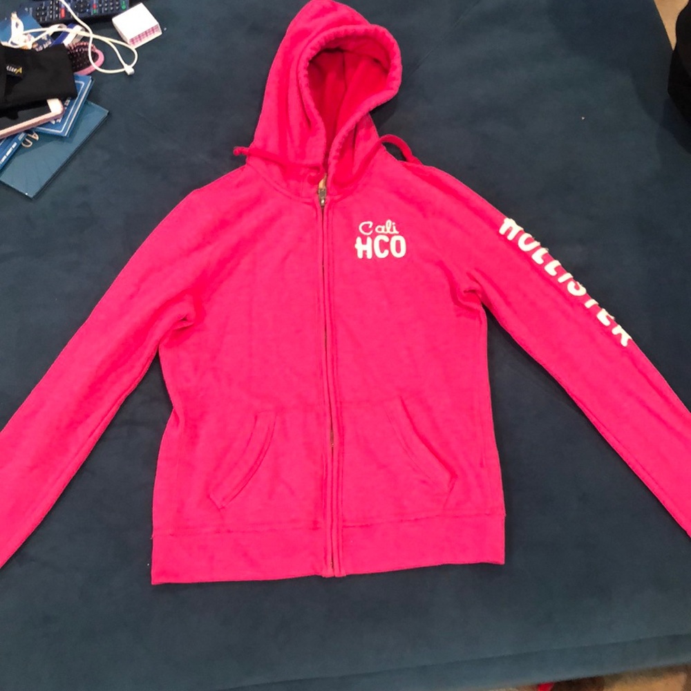 Hollister zip up hoodie